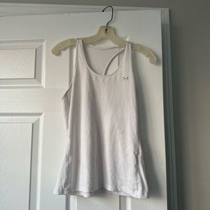 White Under Armour Running Tank Top Size Medium